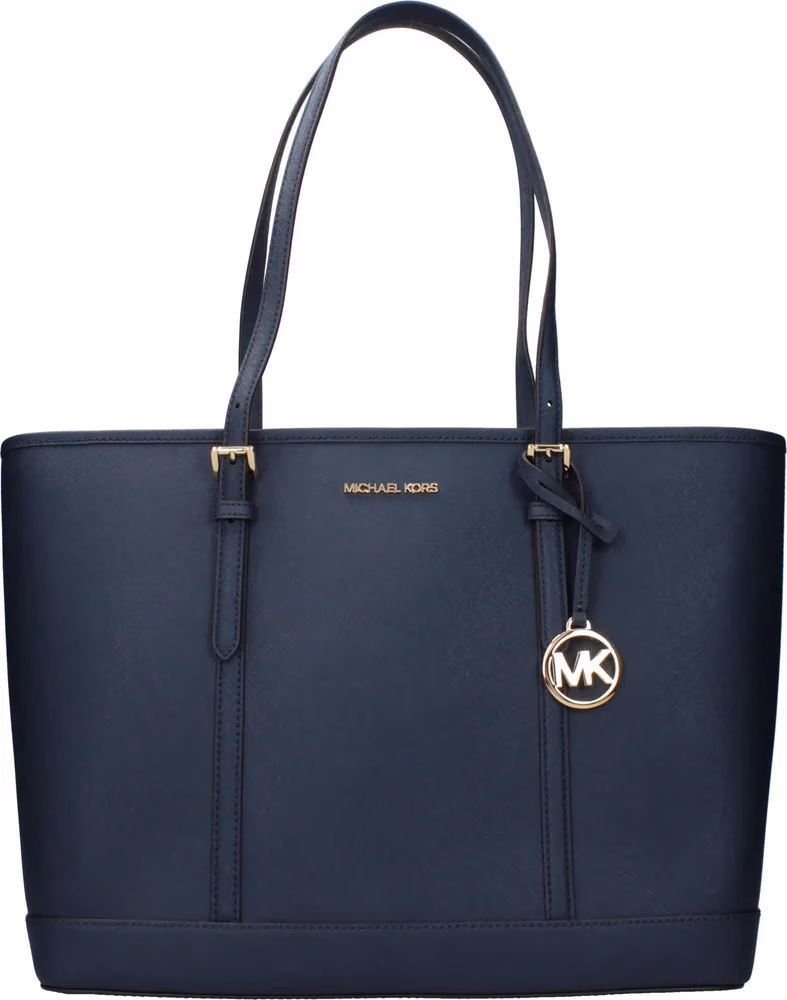 Michael Kors Blue Leather Shoulder Bag