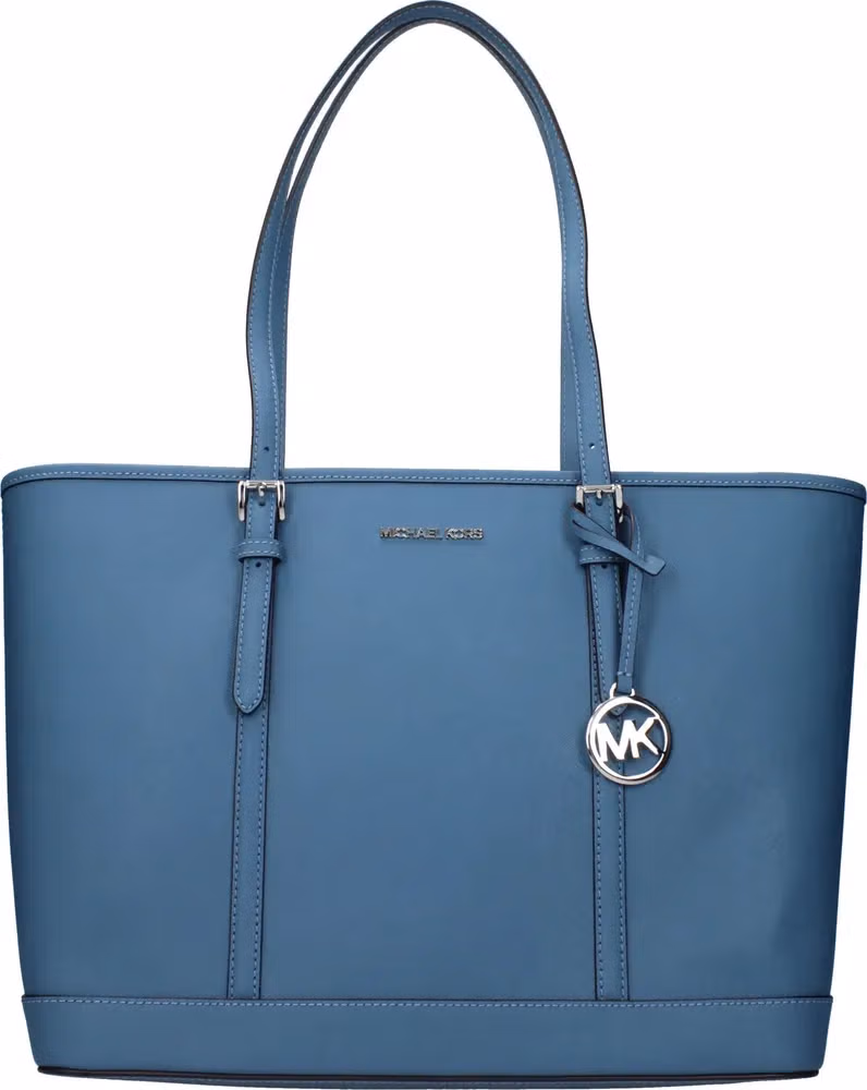 Michael Kors Blue Leather Shoulder Bag