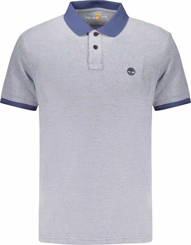 Timberland Blue Cotton Men's Polo Shirt