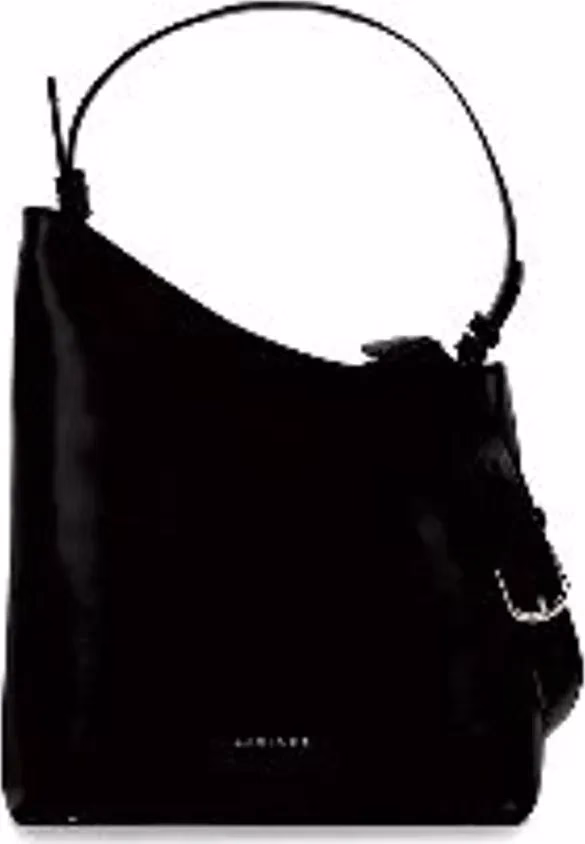MIRIADE Black Polyethylene Shoulder Bag