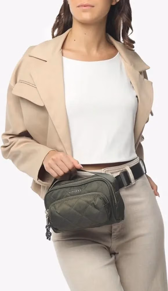 MIRIADE Army Nylon Crossbody Bag