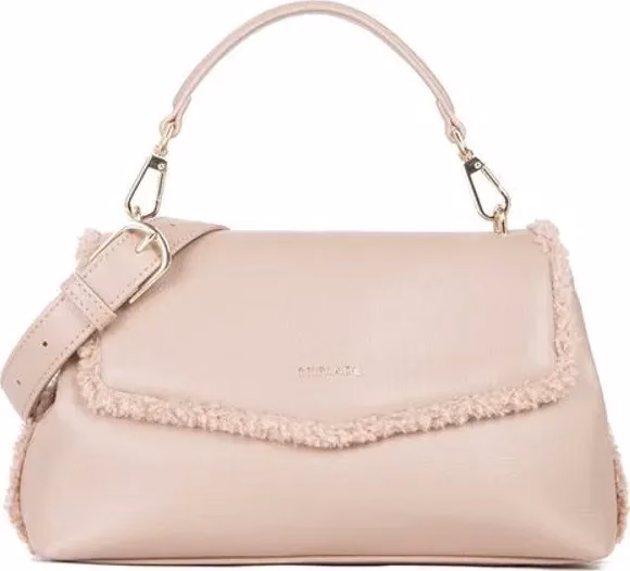 MIRIADE Beige Polyester Shoulder Bag