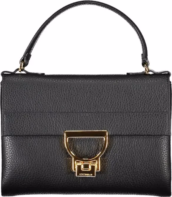 Coccinelle Black Leather Women Handbag