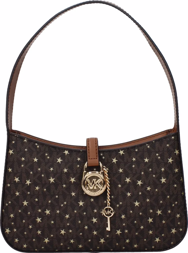 Michael Kors Brown Fabric Handbag