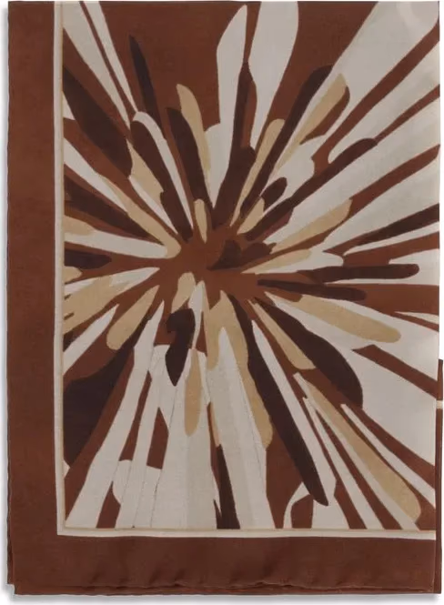 Brunello Cucinelli Bordeaux Silk Scarf
