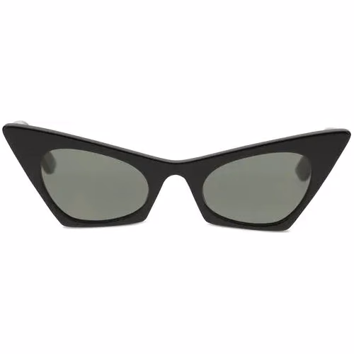 Alexander McQueen Black Plastic Sunglasses