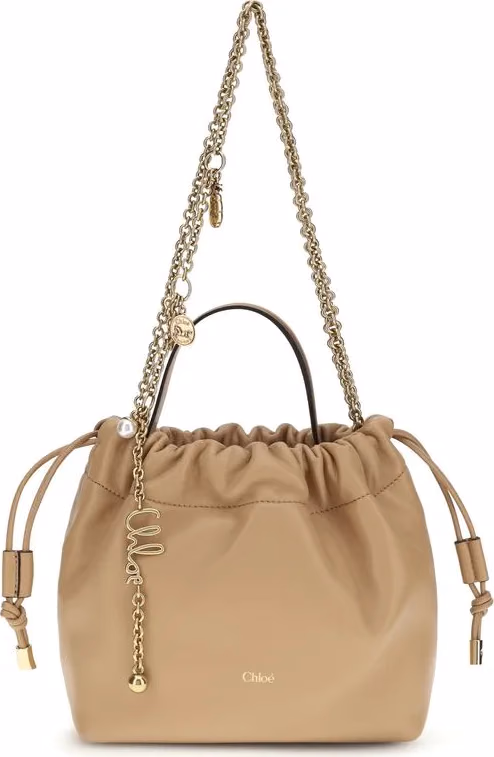 Chloé Beige Lamb Ovis Aries Aries Shoulder Bag