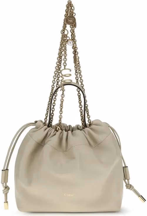 Chloé Beige Lamb Ovis Aries Aries Shoulder Bag