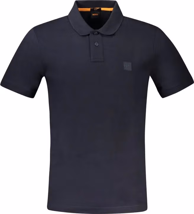 Hugo Boss Blue Cotton Men Polo Shirt