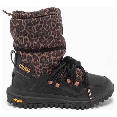 Colmar Black Polyester Ankle Boots