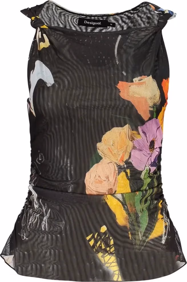 Desigual Black Polyester Women Tank Top