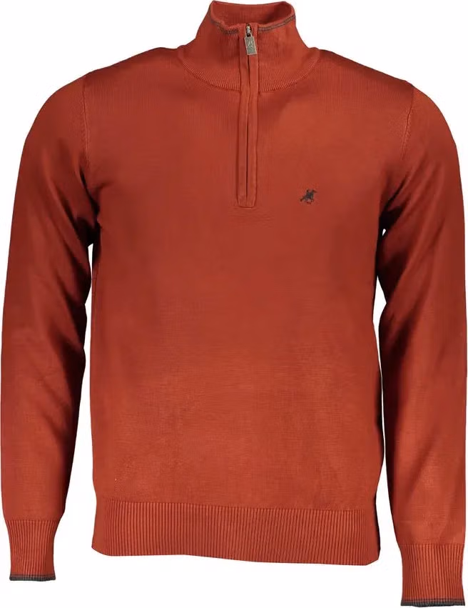 U.S. Grand Polo Blue Viscose Mens Sweater