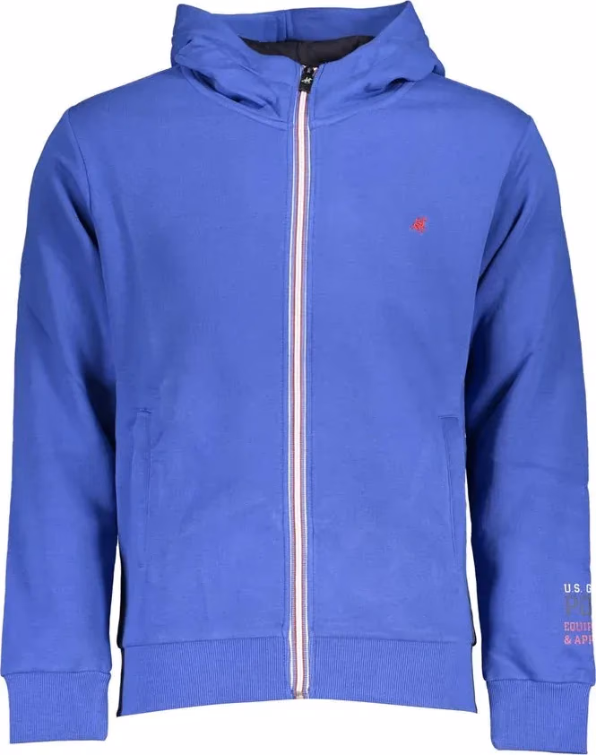 U.S. Grand Polo Blu Cotton Men's Sweatshirt