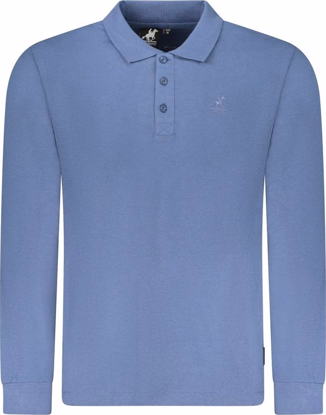 U.S. Grand Polo Blue Cotton Men's Polo Shirt