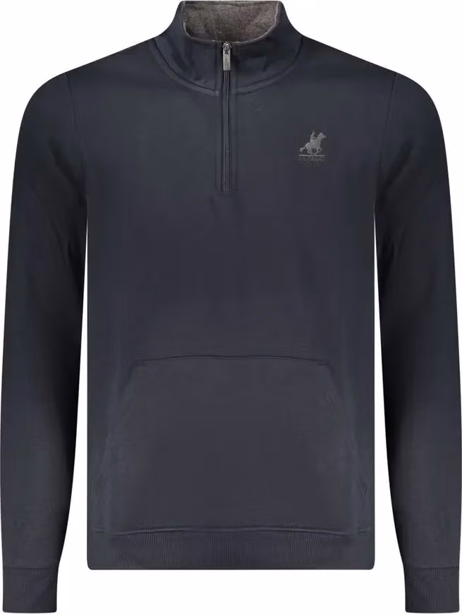 U.S. Grand Polo Blue Polyester Men Sweatshirt