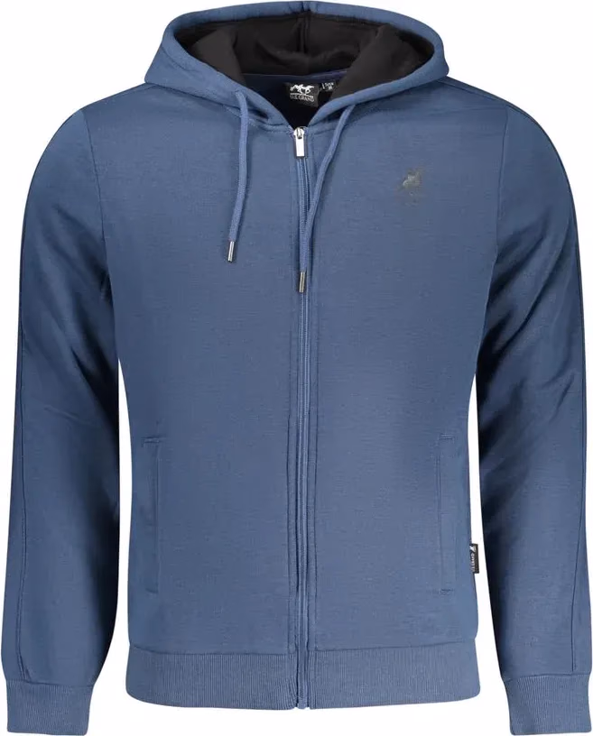 U.S. Grand Polo Blue Cotton Men's Hoodie