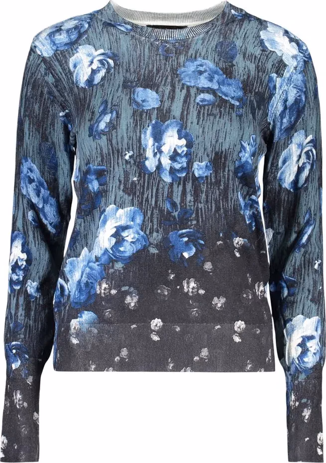 Desigual Blue Viscosa Women Sweater