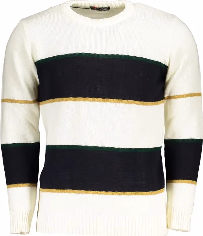U.S. Grand Polo White Acrylic Men Sweater