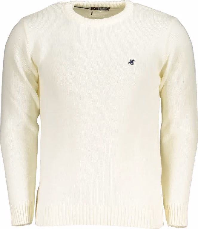 U.S. Grand Polo White Acrylic Men Sweater
