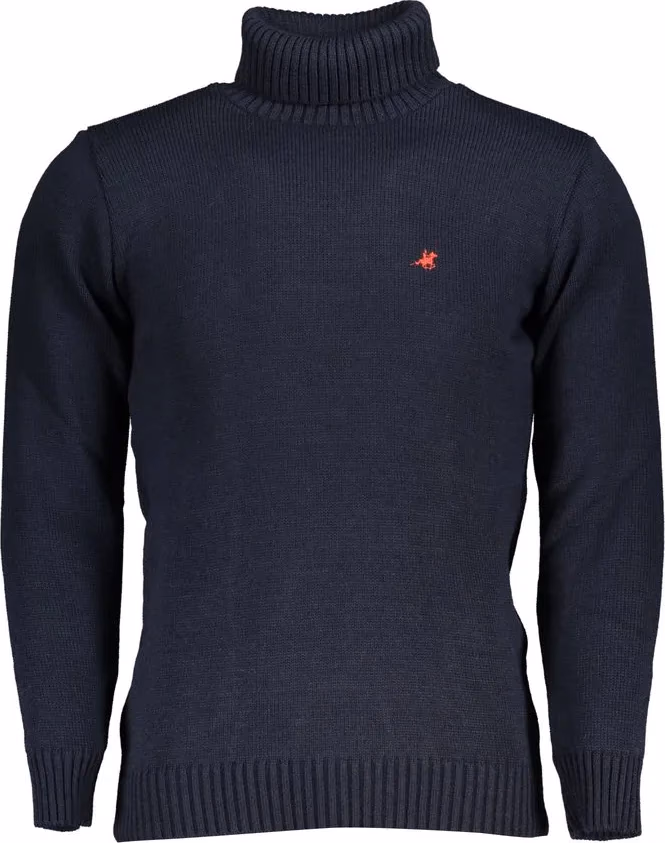 U.S. Grand Polo Blue Acrylic Men Sweater