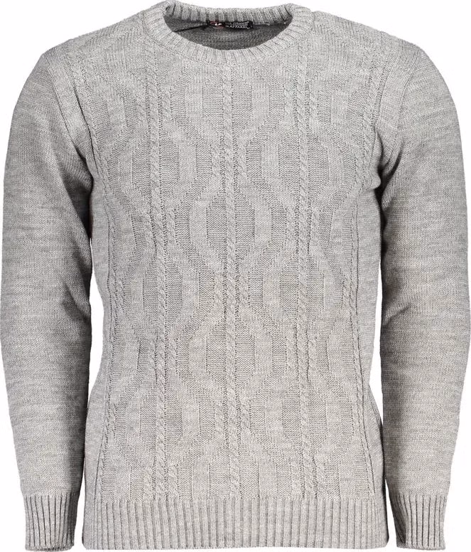 U.S. Grand Polo Grigio Acrylic Men Sweater