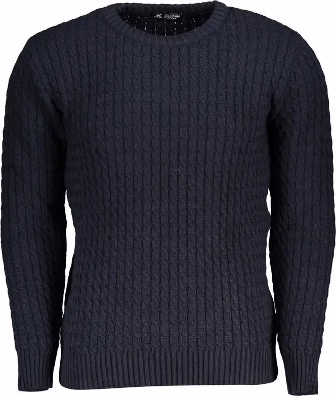 U.S. Grand Polo Blu Acrylic Mens Sweater