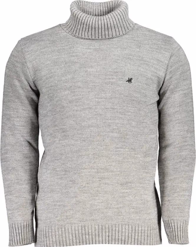 U.S. Grand Polo Grigio Acrylic Men Sweater