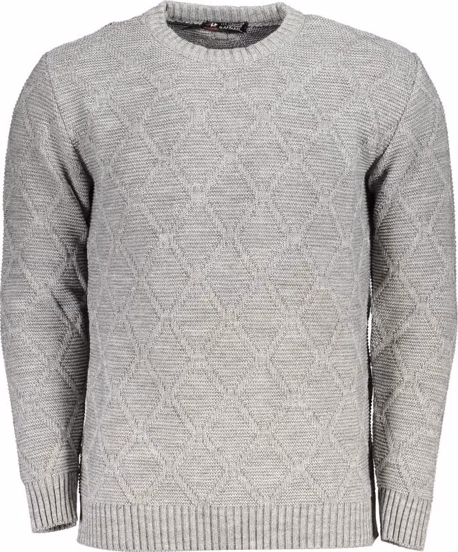 U.S. Grand Polo Grigio Acrylic Men Sweater