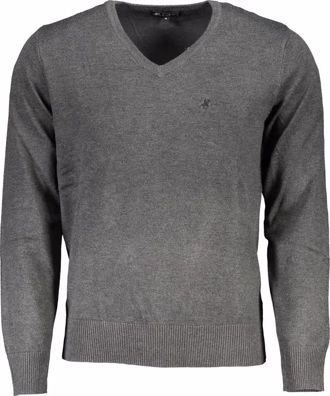 U.S. Grand Polo Gray Viscosa Mens Sweater