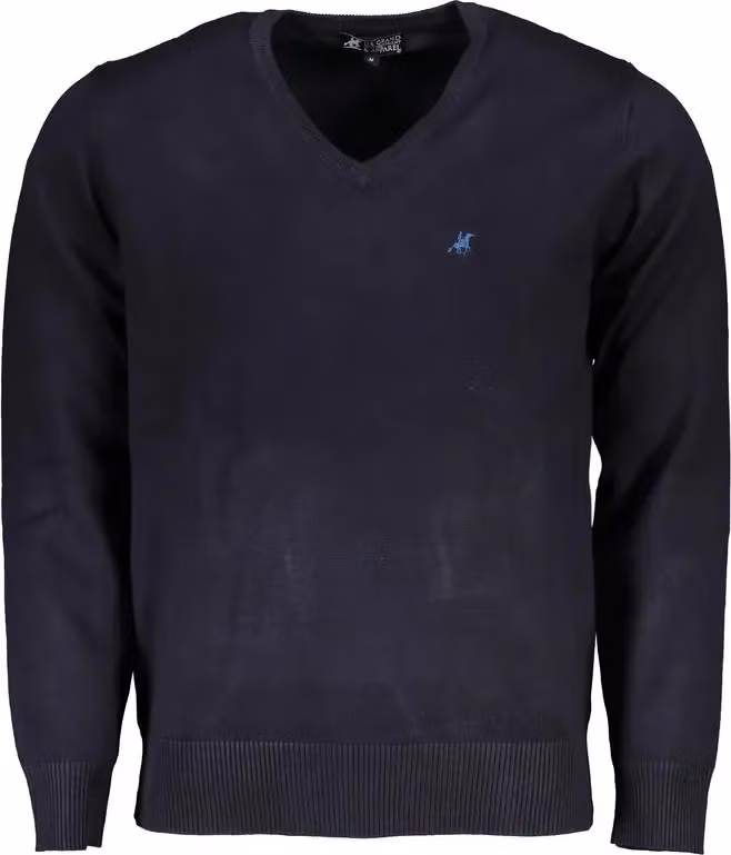 U.S. Grand Polo Blue Viscosa Men Sweater