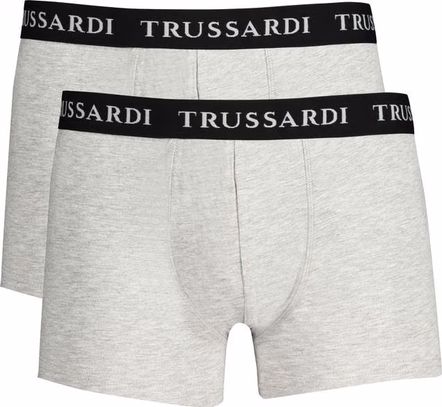Trussardi Grigio Cotton Men's Boxer Underwear