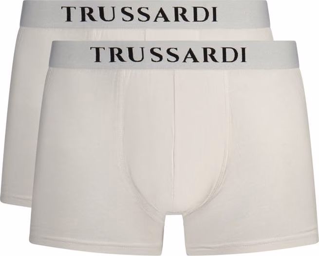 Trussardi Bianco Cotton Men Boxer Short