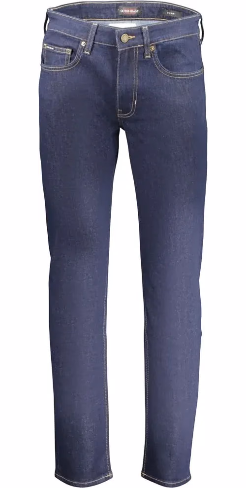 Guess Jeans Blu Cotton Men Jeans