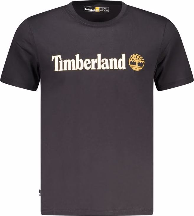 Timberland Black Cotton Men T-Shirt