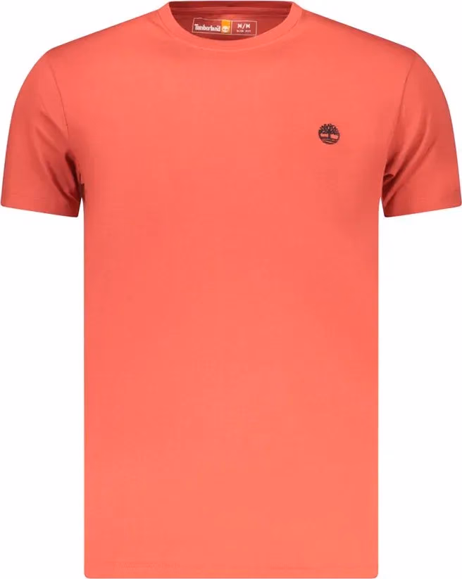 Timberland Red Organic Cotton Men T-Shirt
