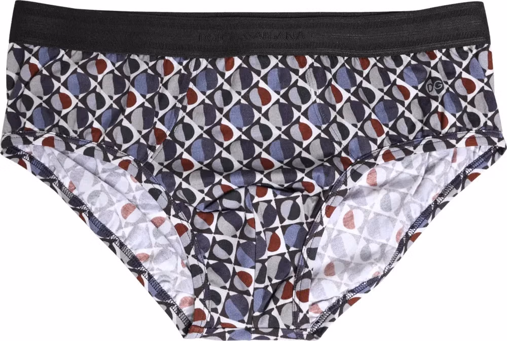 Dolce & Gabbana Multicolor Patterned Men Brando Brief Underwear