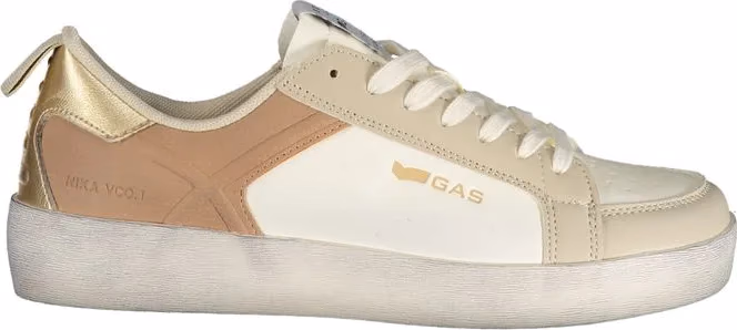 Gas Bianco Polyurethane Women Sneaker