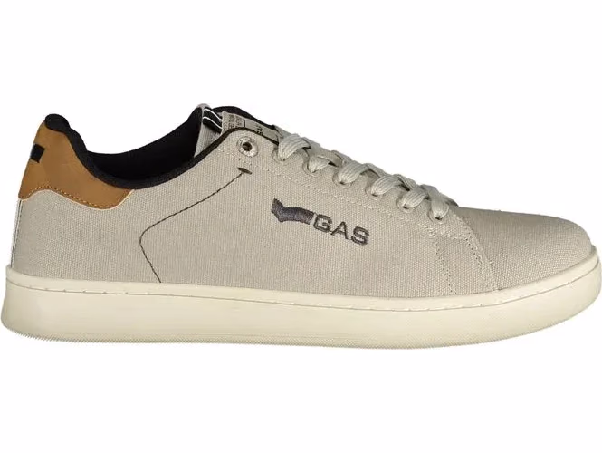 Gas Grigio Polyurethane Men Sneaker