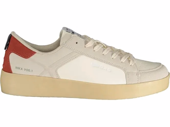 Gas White Polyurethane Men Sneaker