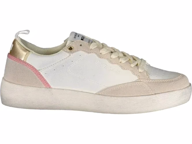 Gas Bianco Polyurethane Women Sneaker