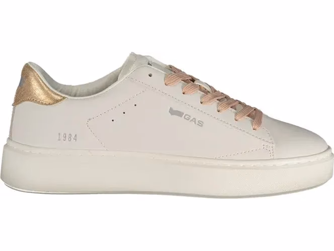 Gas Bianco Polyurethane Women Sneaker