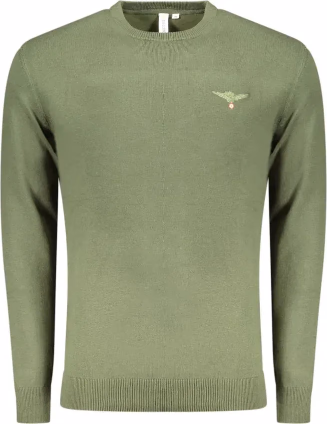 Accademia Militare Verde Cotton Men Sweater