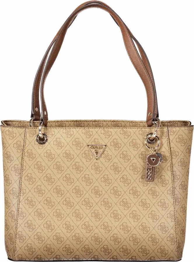 Guess Jeans Beige Polyurethane Women Handbag
