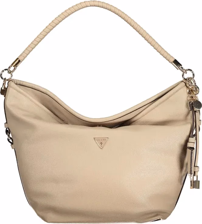 Guess Jeans Beige Polyurethane Women Handbag