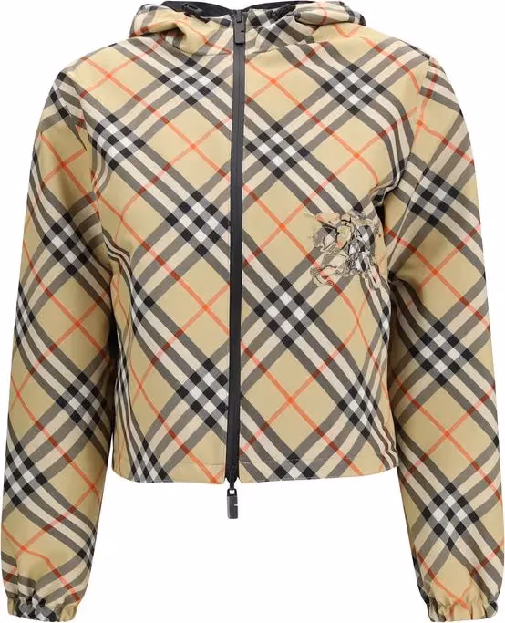 Burberry Beige Polyester Full-Length Jacket