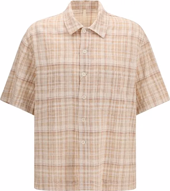 Sunflower Orange Cotton Pattern Shirt