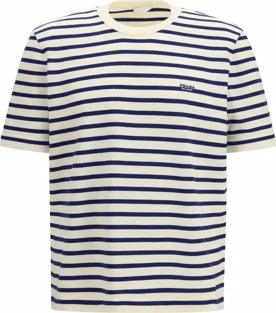 Prada Blue Cotton Sweatshirt