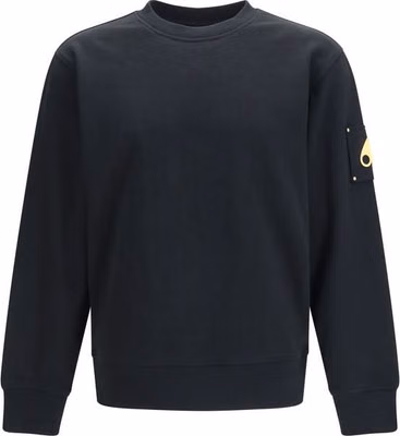 Black Cotton Sweatshirt