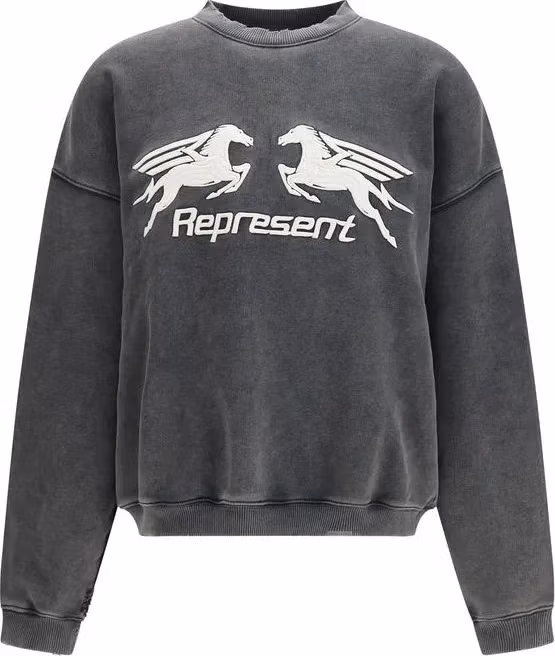 Represent Gray Cotton Sweatshirt