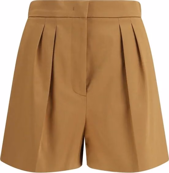 Max Mara Beige Cotton Bermuda Shorts